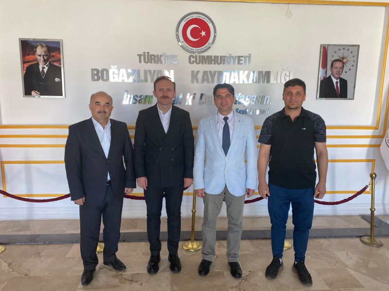 Yozgat 22. Bölge Müdürü Ekrem Ersan KOÇKAR, Kaymakamımız Sayın Aydın YANIK’ı ziyaret etti.